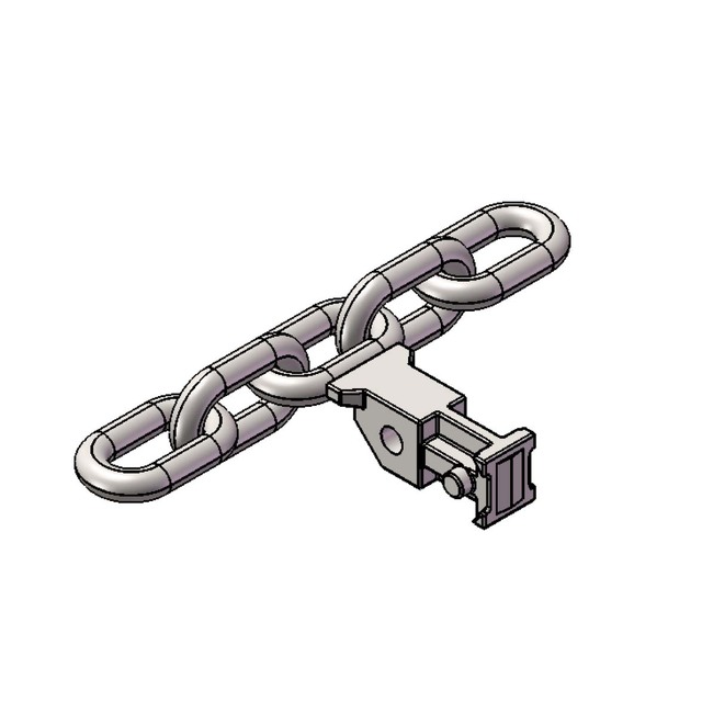 Chaine Adaptable Curetable avec Taquet EA 500 référence fournisseur 210084